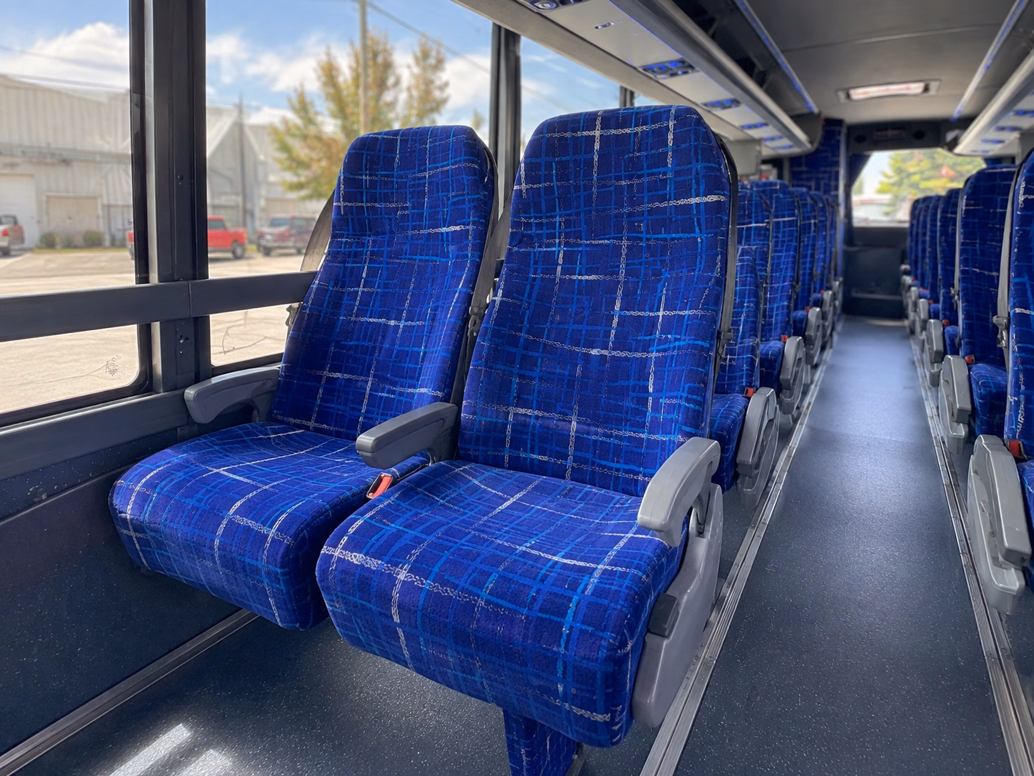 kansas city charter bus interior
