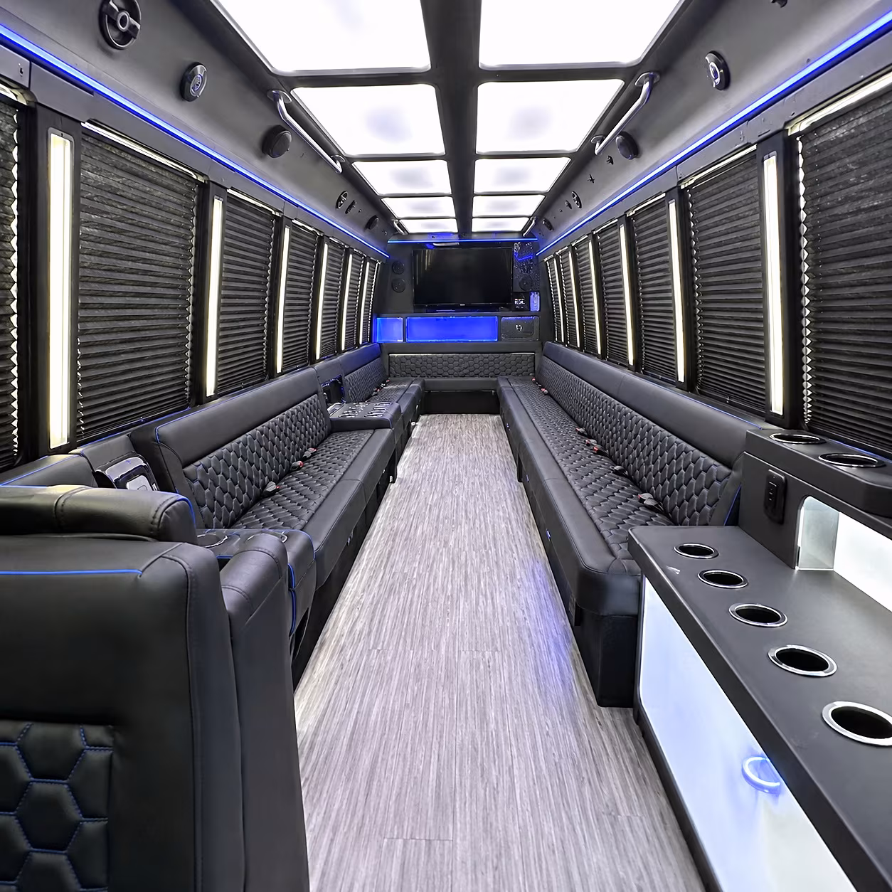 kansas city party bus rentals inside